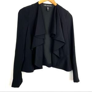 INC | Black Blazer Style Jacket with Draping S